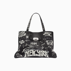 DKNY Bryar Graffiti Large Satchel Bag