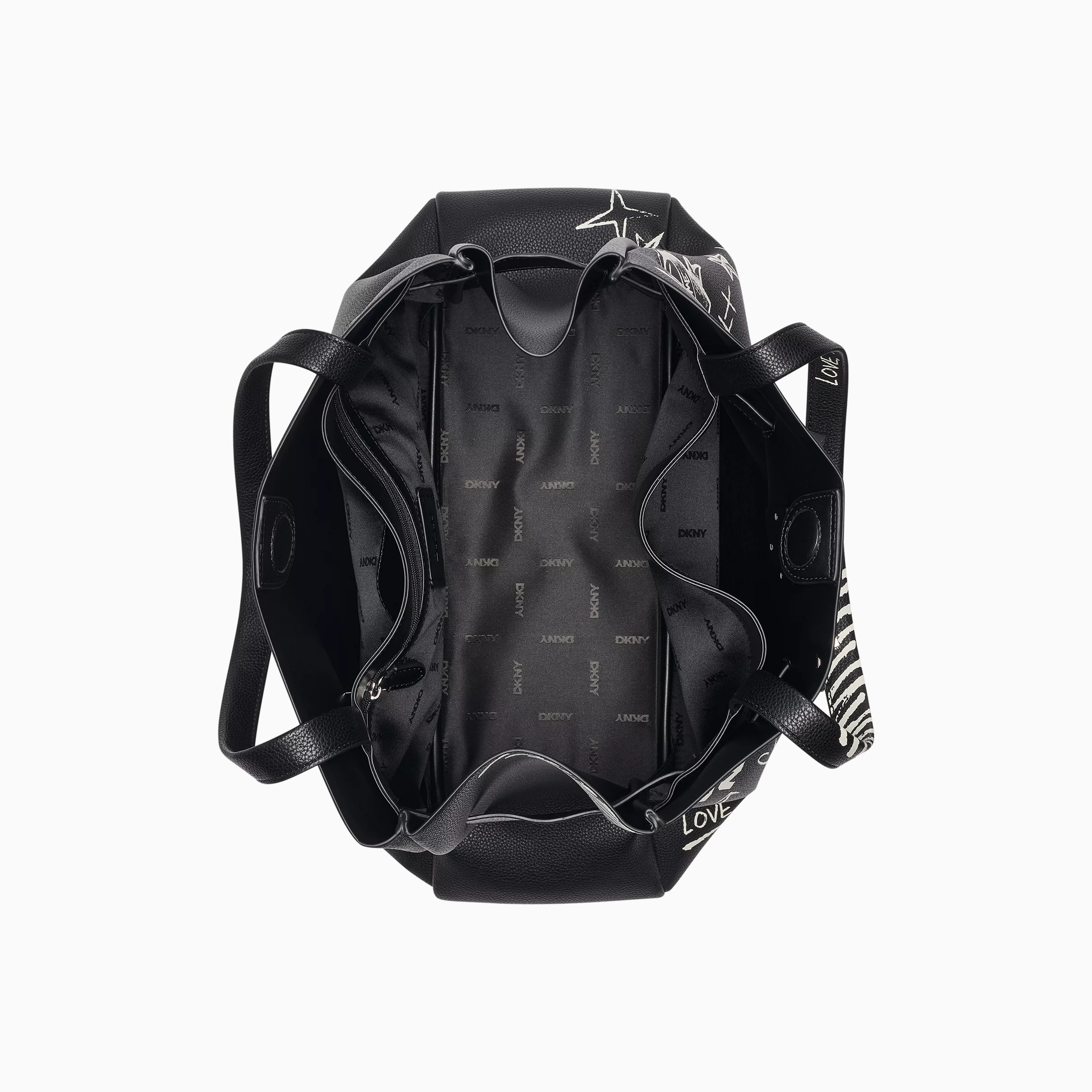 DKNY Bryar Graffiti Large Satchel Bag