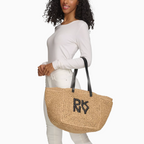 DKNY Paloma Woven Large Tote Handbag