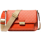 Michael Kors Bradshaw Medium Signature Logo Messenger Bag