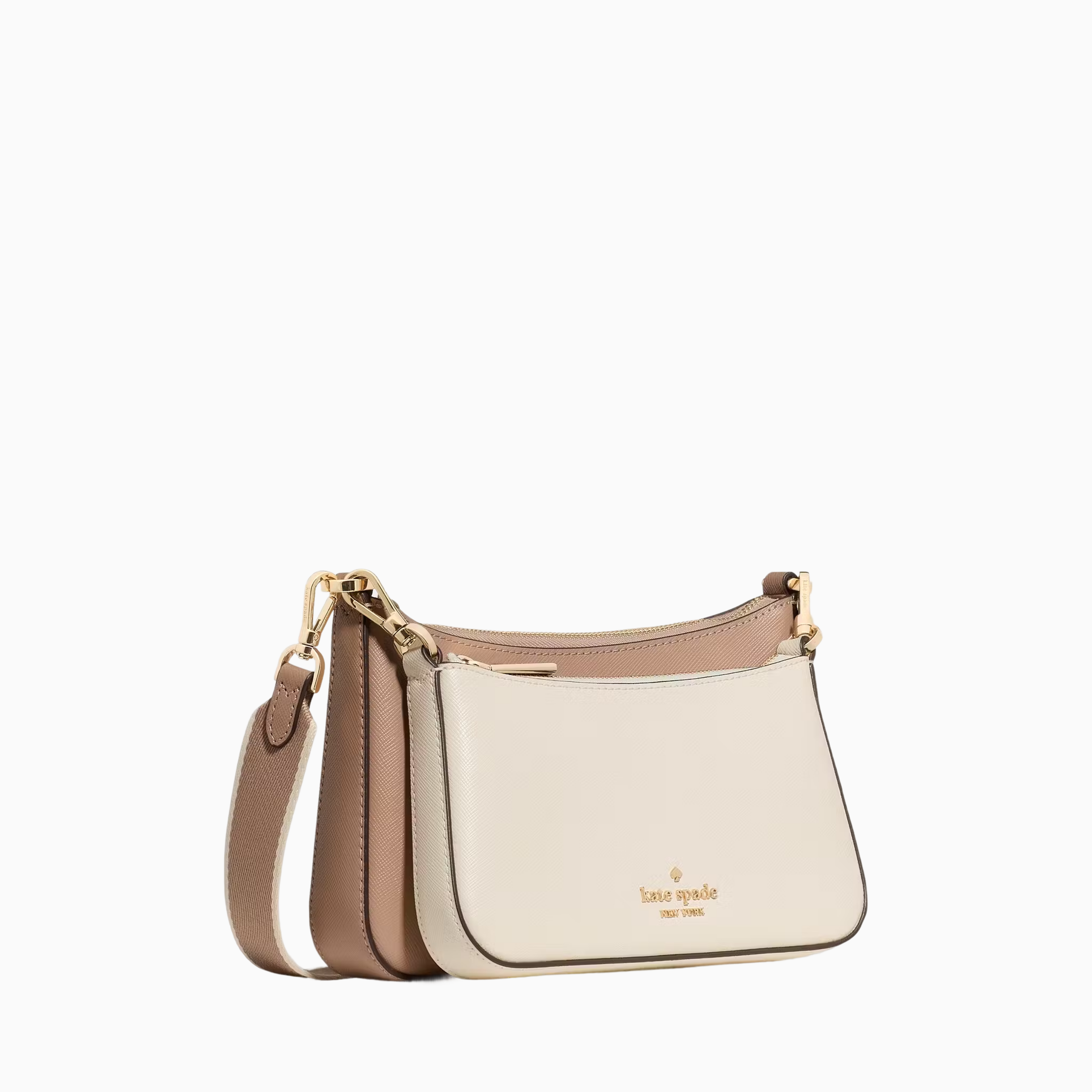 KATE SPADE Duet Colorblock Saffiano Leather Small Crossbody