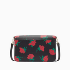 KATE SPADE Madison Rose Toss Printed Small Flap Crossbody Bag