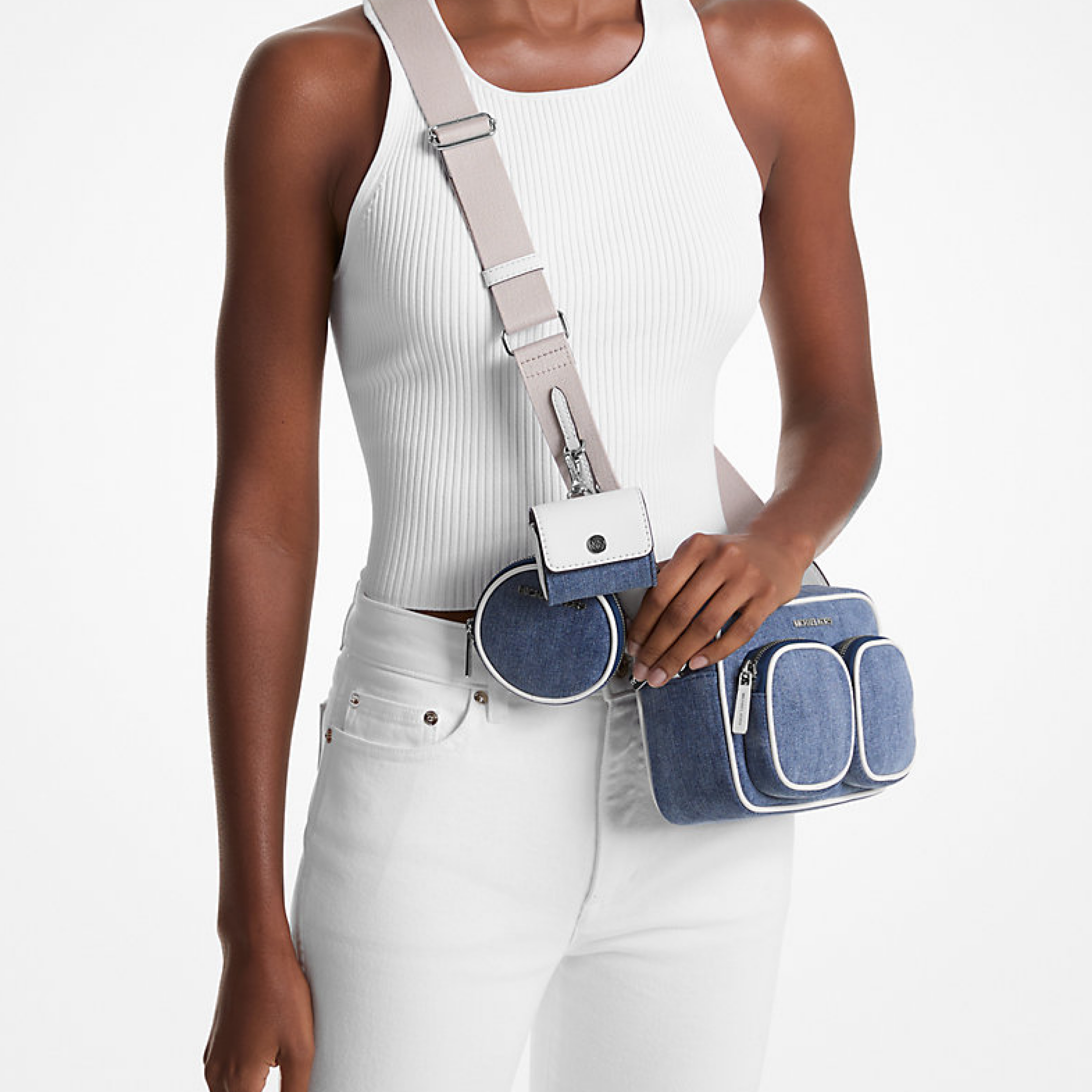 MICHAEL KORS® Jet Set Crossbody Bag with Case for Apple Airpods Pro®