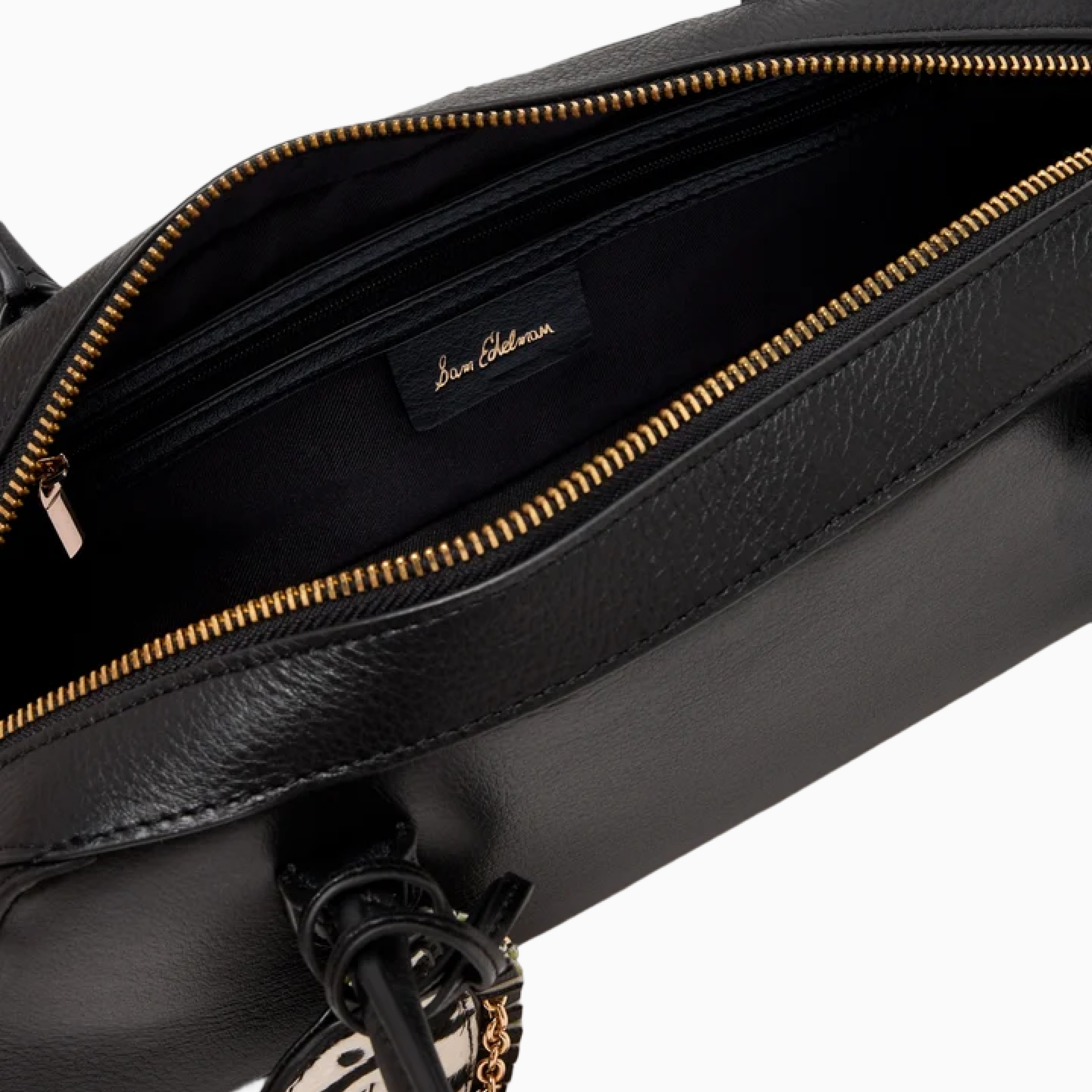 SAM EDELMAN Nori Leather Bowler Medium Satchel Bag