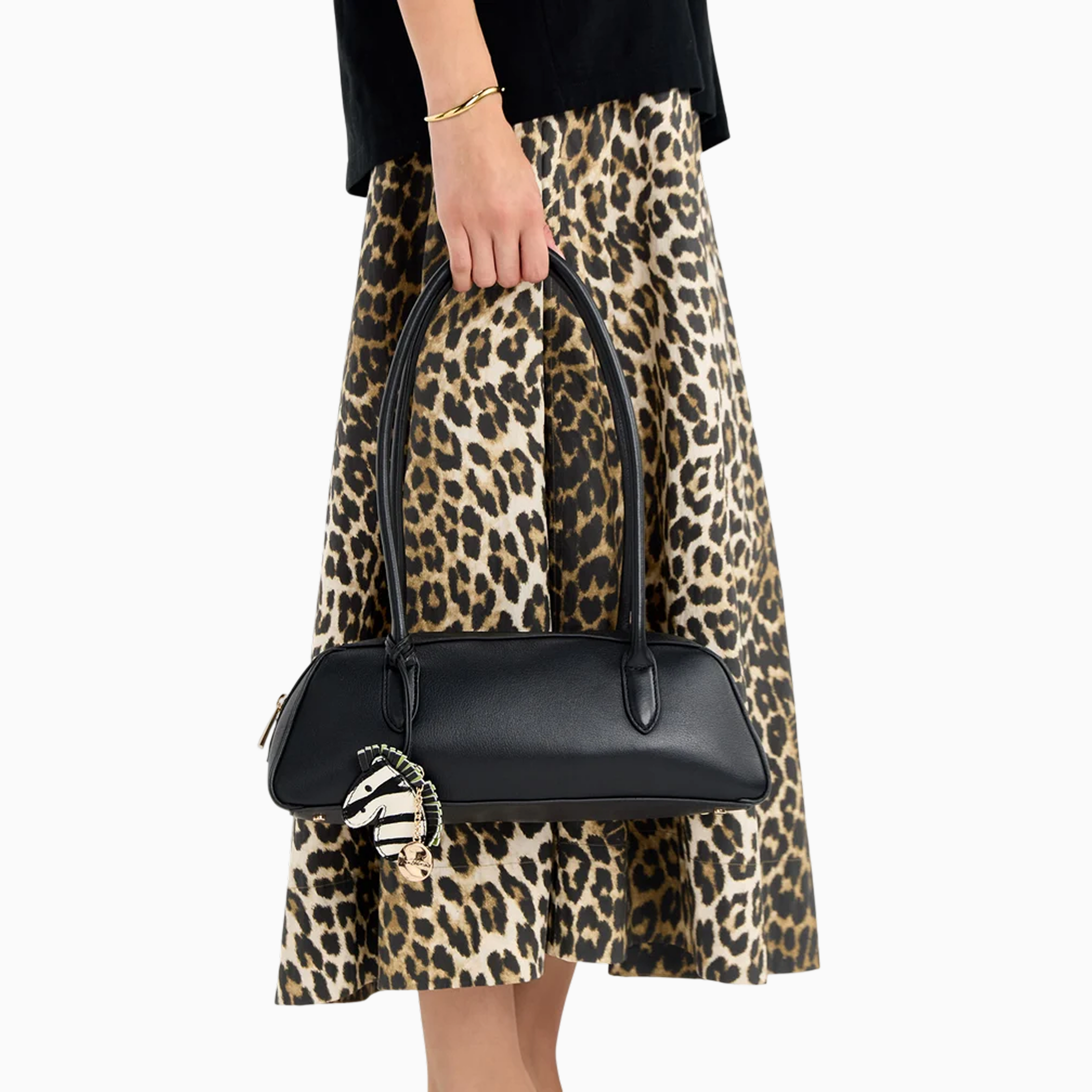 SAM EDELMAN Nori Leather Bowler Medium Satchel Bag