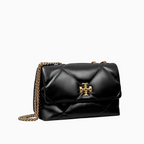 TORY BURCH Small Kira Diamond Quilted Leather Shoulder Bag