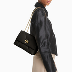 TORY BURCH Small Kira Diamond Quilted Leather Shoulder Bag