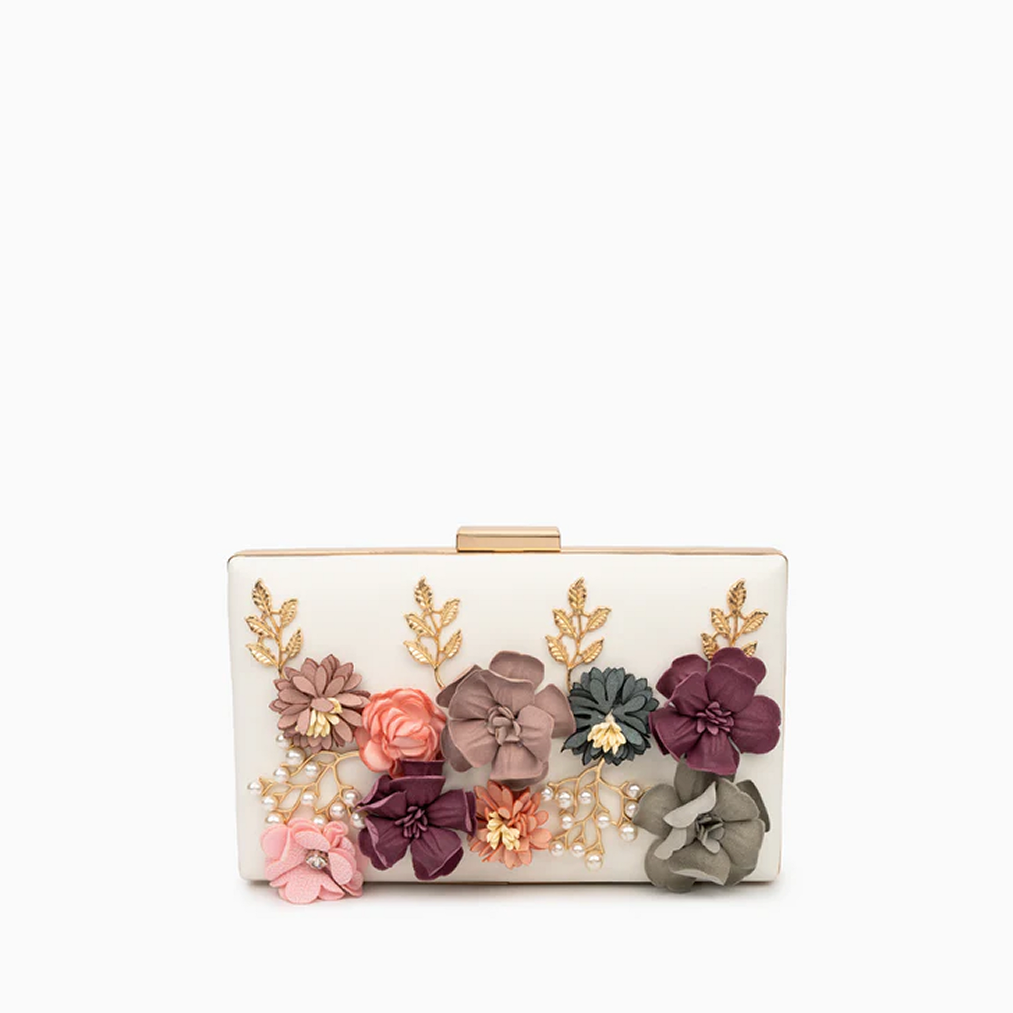 VERANO HILL Juliet Flower Clutch Bag