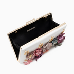 VERANO HILL Juliet Flower Clutch Bag