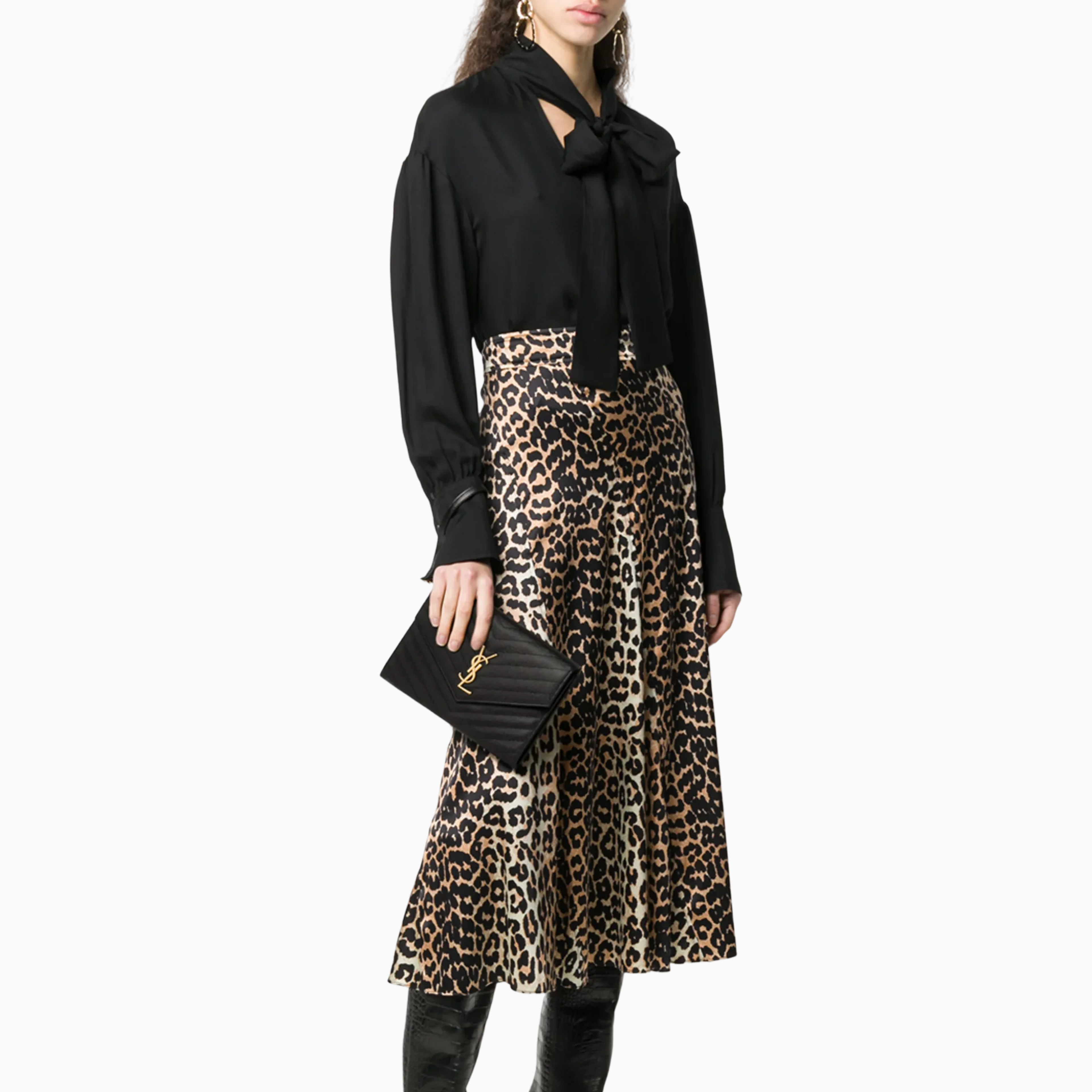 YVES SAINT LAURANT Cassandre Matelasse Flap Pouch